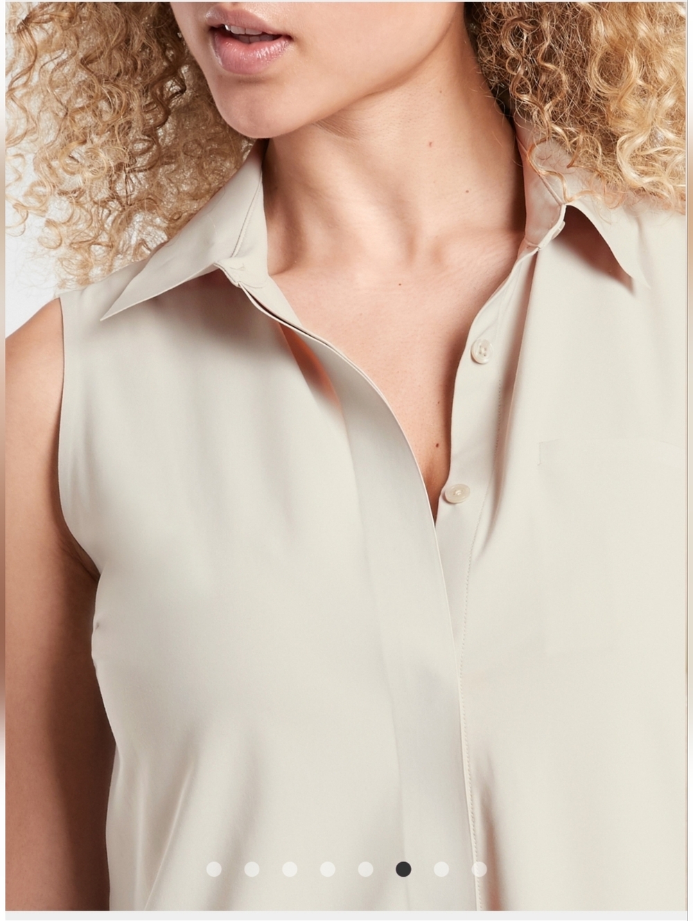 Athleta Urbanite Top Size Small Beige / Stone - Picture 6 of 9